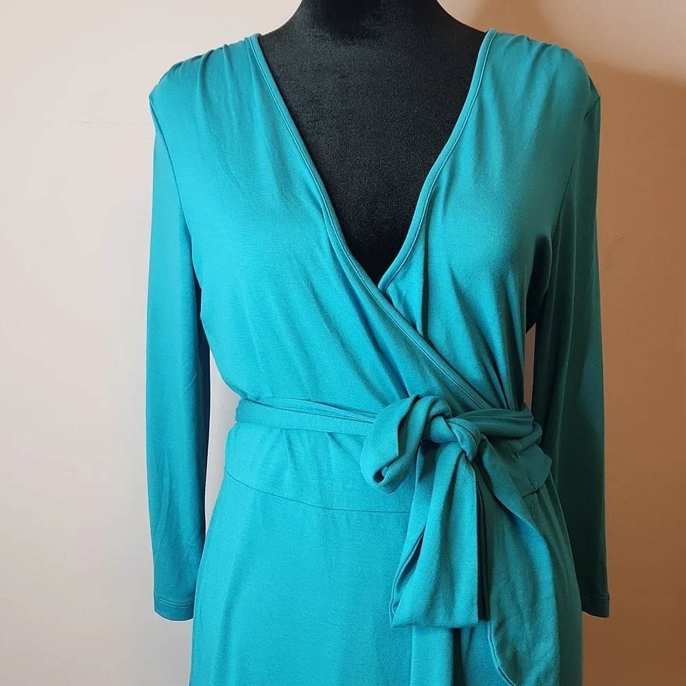 BANANA REPUBLIC Tie Front Belt Gemma True Wrap Silhouette Dress, size S
